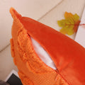 Hongsome Fall Pumpkin Decor Throw Pillow Covers 18x18in Set of 2 Orange by Deal US