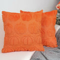Hongsome Fall Pumpkin Decor Throw Pillow Covers 18x18in Set of 2 Orange by Deal US