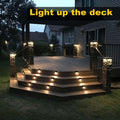 Phereu Solar Deck Lights 16 Pack LED Waterproof Outdoor Warm White Brown by Deal US