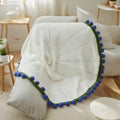 Harfirbe Lily of The Valley Bouquet Blanket Acrylic 39in Home Decor Gift by Deal US