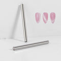 EVKILKJS 2PCS Cat Eye Magnet for Nails Silver Double-Head Nail Art Tool by Deal US
