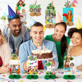 8PCS Wild One Honeycomb Jungle Safari 1st Birthday Table Centerpiece Decor by Deal US