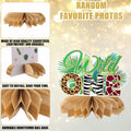 8PCS Wild One Honeycomb Jungle Safari 1st Birthday Table Centerpiece Decor by Deal US