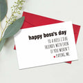 Ogeby Funny Boss’s Day Card for Men & Women | Cute Appreciation Gift by Deal US