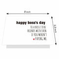 Ogeby Funny Boss’s Day Card for Men & Women | Cute Appreciation Gift by Deal US