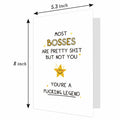 Ogeby Funny Boss Day Card for Him & Her | Humorous Appreciation Gift by Deal US