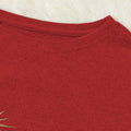 NOVEPT Women’s Reindeer Christmas Shirt Dress – Red, M by Deal US