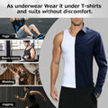 Casey Kevin Men’s Sleeveless Compression Shirt – White XL Body Shaper by Deal US