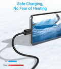 USB-C Charging Cable Short Cord for iPhone 15 Pro Max iPad MacBook by Deal US