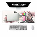Topographic Gaming Mouse Pad Large Extended White Desk Mat 31.5x11.8 by Deal US
