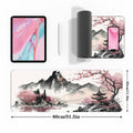 Topographic Gaming Mouse Pad Large Extended White Desk Mat 31.5x11.8 by Deal US