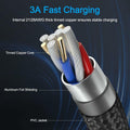 USB-C Charging Cable Short Cord for iPhone 15 Pro Max iPad MacBook by Deal US