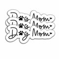 3Pcs Dog Mom Stickers Waterproof Vinyl Decals Laptop Phone Tumbler Cup by Deal US