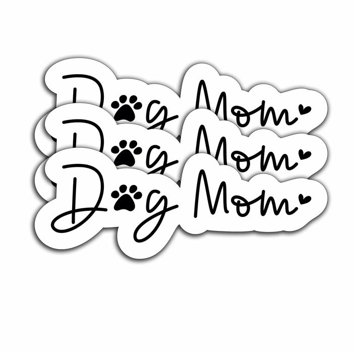 3Pcs Dog Mom Stickers Waterproof Vinyl Decals Laptop Phone Tumbler Cup by Deal US