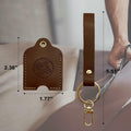 KARENSKEYS Handmade Leather Car Key Cover Sleeve with Keychain Loop by Deal US