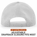 Falidem 5-Panel Trucker Hat Quick Dry Laser Cut Mesh Snapback Baseball Cap by Deal US