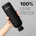 Farberware Stainless Steel Water Bottle 16oz Insulated Hot Cold Black by Deal US