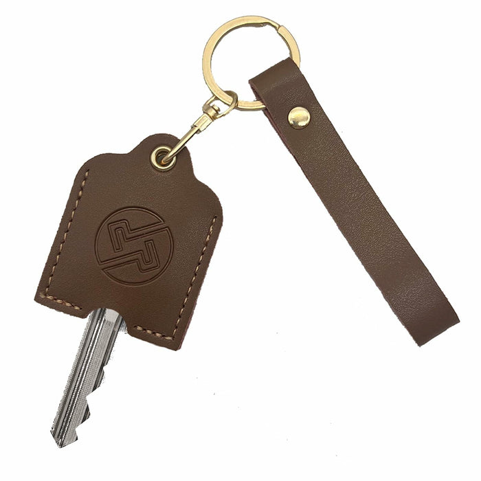 KARENSKEYS Handmade Leather Car Key Cover Sleeve with Keychain Loop by Deal US