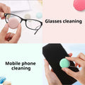 Macaron Phone Screen Cleaner 4PCS Mobile Screen Cleaning Ball Wipe Pendant by Deal US