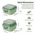 Collapsible Dog Bowl w/ Lid Travel Food Water Bowl 2-in-1 Portable 60oz by Deal US