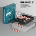 BNU Concert Ear Plugs 2 Pairs Reusable High Fidelity Noise Reduction Pink by Deal US