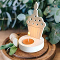 DIY Heart Cake Tea Light Candle Holder Silicone Mold for Resin Craft by Deal US