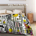 Soccer Blanket Ultra Soft Flannel Throw 80"x60" Bed Couch Sofa All Seasons by Deal US