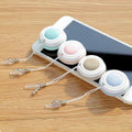 Macaron Phone Screen Cleaner 4PCS Mobile Screen Cleaning Ball Wipe Pendant by Deal US