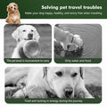 Collapsible Dog Bowl w/ Lid Travel Food Water Bowl 2-in-1 Portable 60oz by Deal US