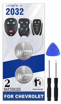 Chevy & GMC Key Fob Battery Replacement for Silverado, Equinox, Malibu, Tahoe by Deal US