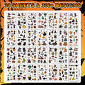 Halloween Temporary Tattoos for Kids 30 Sheets Party Favors by Deal US