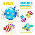 Deermon Candy Bar Mylar Foil Balloons 8 Pack Colorful Party Decor by Deal US
