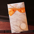GTYBOVA 3/8" x 50 Yards Double Face Satin Ribbon Orange Polyester Crafts by Deal US