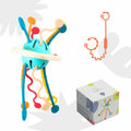 Kirro Montessori Pull String Baby Toy – Silicone, 18+ Months by Deal US