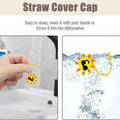 5Pcs Silicone Straw Cap Covers for Stanley Cup 30oz 40oz Reusable Tips by Deal US