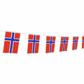 Norway String Flag Banner 16ft 20 Mini Flags 5.5x8.2in Party Decor by Deal US