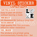 Love Hockey Stickers 3pcs Waterproof Vinyl Decals Laptop Bottle Helmet by Deal US