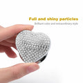 Heart-Shaped Car Engine Start Button Cover Bling Interior Decor White by Deal US