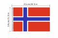Norway String Flag Banner 16ft 20 Mini Flags 5.5x8.2in Party Decor by Deal US