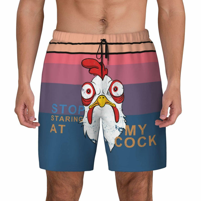 Men's SolAzul Swim Trunks Quick Dry Board Shorts with Mesh Lining & Pockets by Deal US