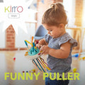 Kirro Montessori Pull String Baby Toy – Silicone, 18+ Months by Deal US