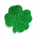 Set of 3 Lucky Leaf Clover Embroidery Patches – Iron-On/Sew-On Applique by Deal US