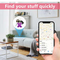 AirTag Leather Keychain Holder Case – Protective Apple Tracker Keyring by Deal US