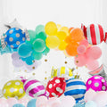 Deermon Candy Bar Mylar Foil Balloons 8 Pack Colorful Party Decor by Deal US