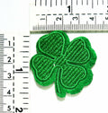 Set of 3 Lucky Leaf Clover Embroidery Patches – Iron-On/Sew-On Applique by Deal US