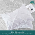 Queen Pillow Shams Set of 2 White Pinch Pleated 20x30 100% Egyptian Cotton by Deal US