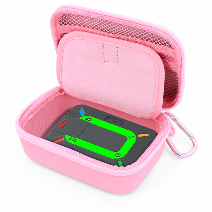 CASEMATIX Travel Case for Zoleo Satellite Communicator Hard Shell Pink by Deal US