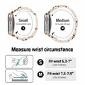 MAIRUI Resin Stretchy Watch Band for Apple Watch 41/40/38mm Slim Elastic Strap by Deal US