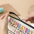 Funny Respiratory Therapist Makeup Bag Cosmetic Bag RT Gifts for Women by Deal US