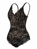 HeyShape Shapewear Laced Bodysuit - Black XL by Deal US